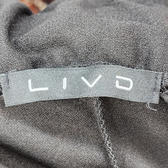 Livd Apparel Women's Plus Size Paperbag Tie Belt Pocket Pants - 2X - Picture 5 of 6